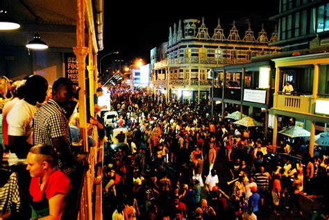 On Longstreet - Cape Town - South Africa Surely during a weekend's night... Like usual people ...