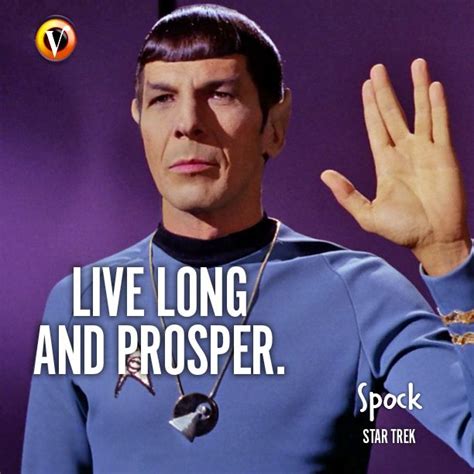 Spock (Zachary Quinto) in Star Trek: "Live long and prosper." #quote #moviequote #superguide ...