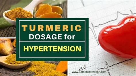 Turmeric Dosage For Hypertension