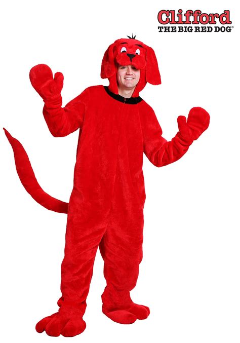 Clifford the Big Red Dog Costume for Adults