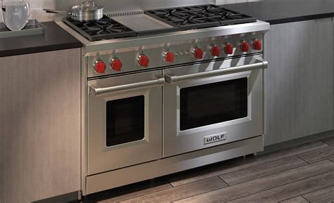 Wolf GR486G 48" Gas Range - 6 Burners and Infrared Griddle – MLD