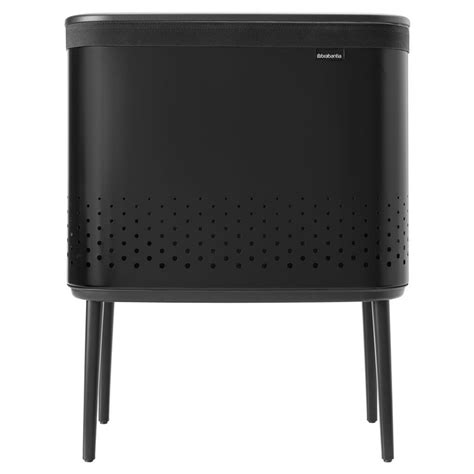 Brabantia Bo Laundry Bin, 60 L, matt black | Finnish Design Shop