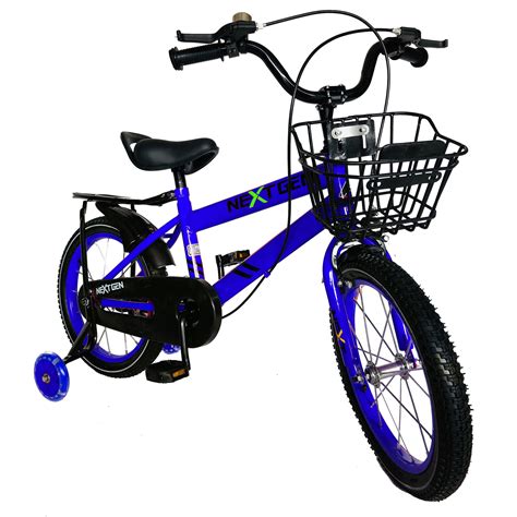 NextGen 16 Inch Kids Bike Bicycle with Training Wheels & Basket, Blue (Used) | eBay