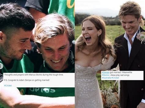 Adam Zampa Finally Marries Girlfriend, Twitter Sympathizes with Stoinis