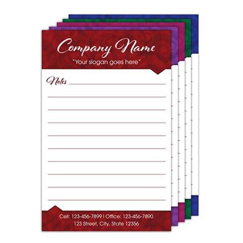 Custom Business Notepads - Half Page | Printit4less.com