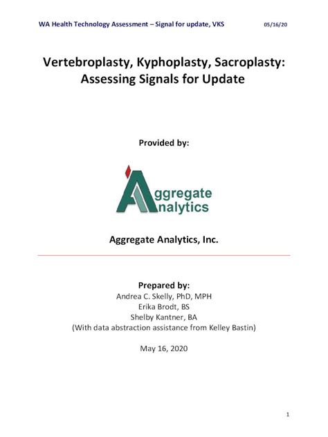 (PDF) Vertebroplasty, Kyphoplasty, Sacroplasty: Assessing signals ......2020/07/08 · 3 1 ...