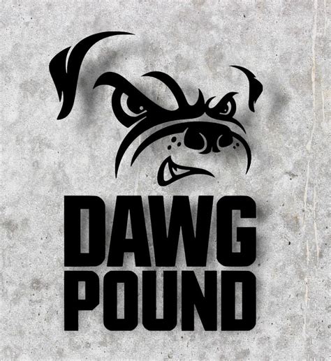 Cleveland Browns Dawg Pound Decal - Etsy