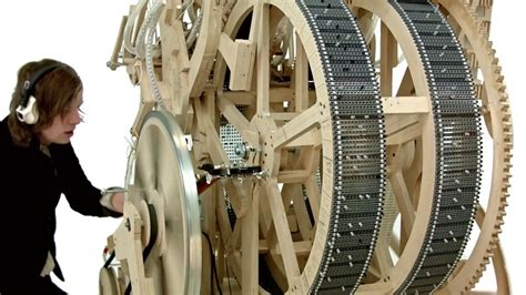 Incredibly Complicated Musical Instrument That Runs On 2,000 Marbles | DeMilked