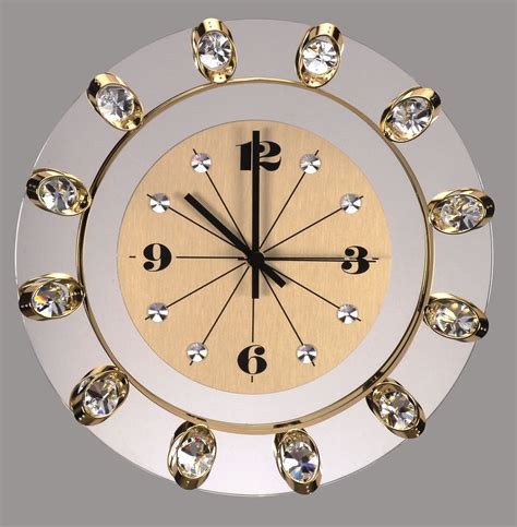 Wall clocks with premium crystal for decorations your interiors. Do yo