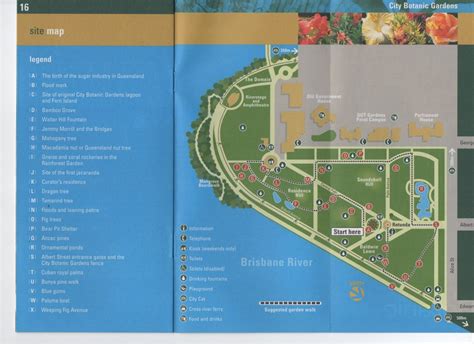 Visitor map - Brisbane Botanic Treasures