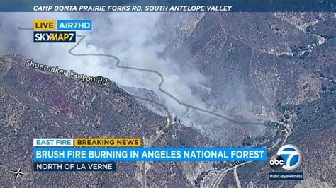 Firefighters battle East Fire in San Gabriel Mountains - ABC7 Los Angeles