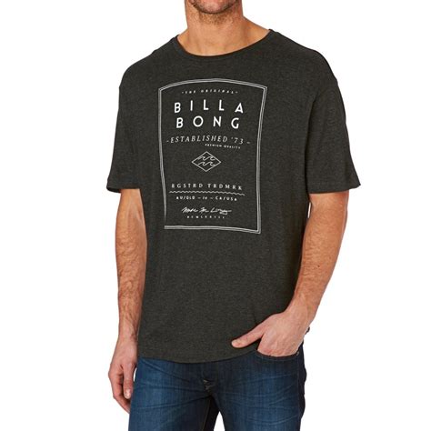 Men’s Billabong T-shirts – Billabong Divide T-shirt – Dark Grey Heath | Mens tshirts, T shirt ...