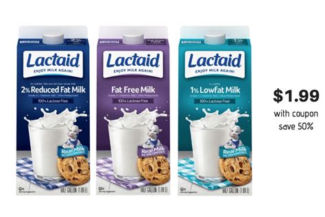 Lactaid Milk Coupon and Sale, Pay just $1.99 - Super Safeway