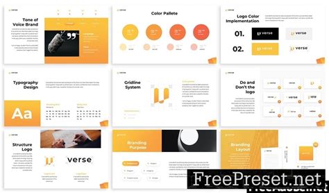 Verse - Brandbook Powerpoint Template CKG6D2K