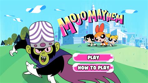 🕹️ Play Powerpuff Girls Mojo Mayhem Game: Free Online Powerpuff Girls Flying Game for Kids