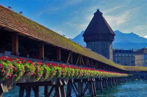 Lucerne, Switzerland Part 1: Storybook Old Town, Iconic Bridge & Cliff ...