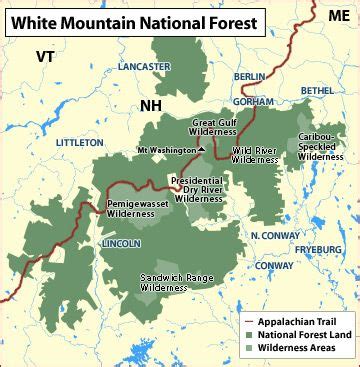 White Mountain National Forest Trail Map - Maps For You