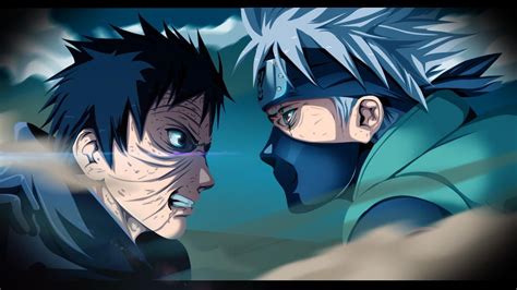 Kakashi vs Obito by https://www.deviantart.com/ziuttmen on @DeviantArt Kakashi Hatake Face ...