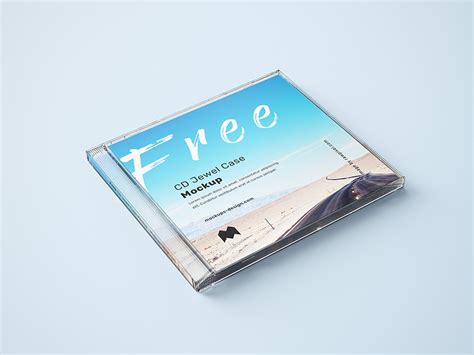 Free CD jewel case mockup - Mockups Design