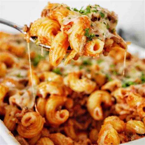 Baked Pasta Bolognese - Sweet Caramel Sunday