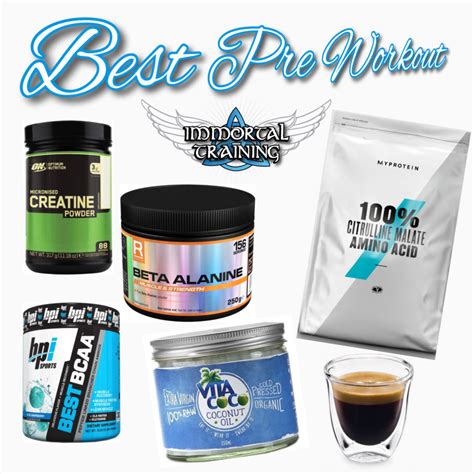 Best Pre Workout Supplements Stack - Immortal Training | Oxford Personal Training