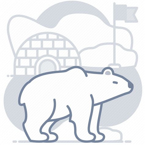 Polar, bear, arctic, north, pole icon - Download on Iconfinder