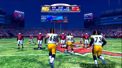 NFL 2008 Super Bowl XLIII - Pittsburgh Steelers vs Arizona Cardinals - 3rd Qrt - Madden '09 - HD ...