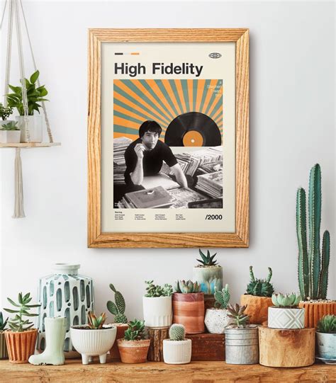 Mid-century modern High Fidelity movie poster - Weekend Poster