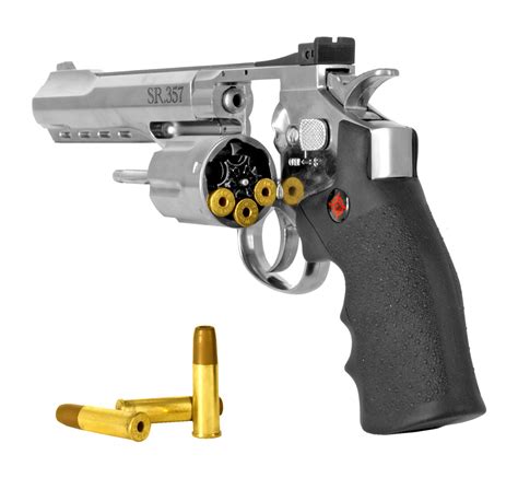 Crosman 4.5mm CO2 Powered Revolver BB Gun (Remanufactured)