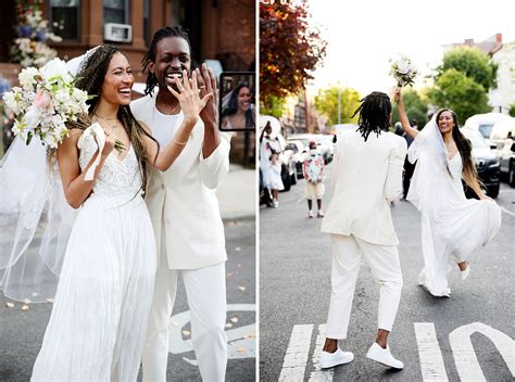 Elaine Welteroth’s Chic Brooklyn Stoop Wedding is Pure Joy! | Green ...