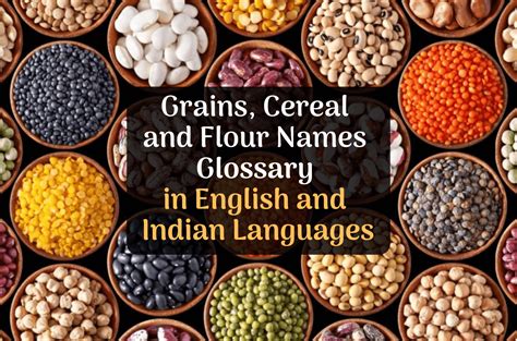 Grains, Cereal And Flour List With Pictures - Glossary Of Grains ...