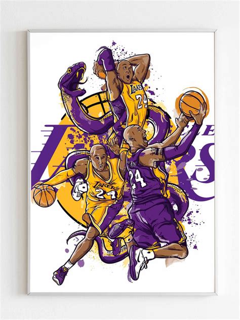 Kobe Bryant Los Angeles Lakers Poster