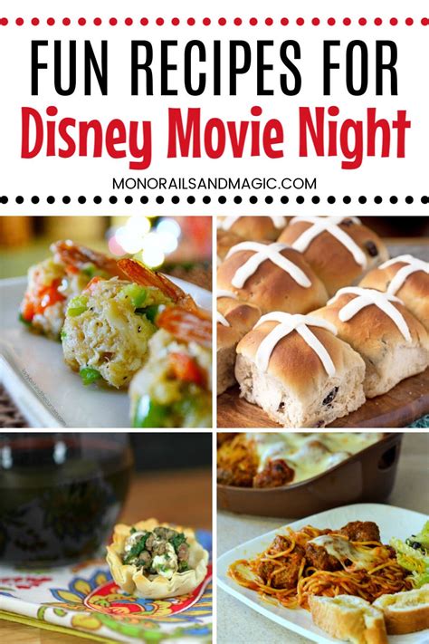 12 Movie Recipe Combos for Disney Movie Night | Monorails and Magic