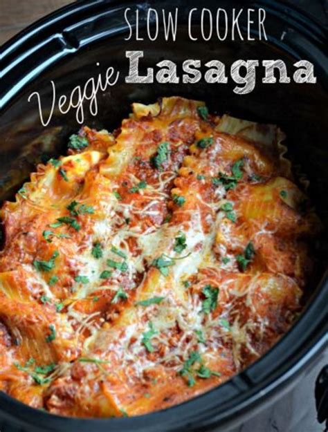 Slow Cooker Veggie Lasagna – Recipes 2 Day