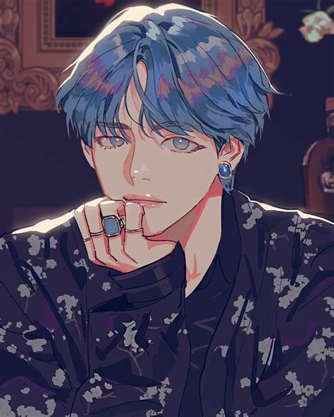 𝐭𝐚𝐞𝐣𝐣𝐢 on Twitter: "💙𝐛𝐥𝐮𝐞 & 𝐫𝐞𝐝 ️… " Handsome Anime Guys, Cute Anime Guys, Fanart Kpop, Kpop ...