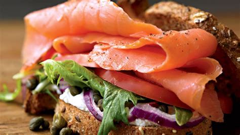 Healthy Smoked Salmon Sandwich Perfect For Lunch - Eat This Not That