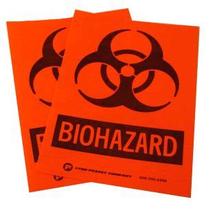 Biohazard Label - Lynn Peavey Company