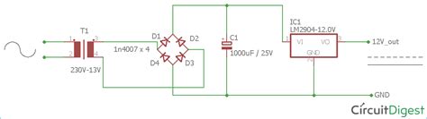 Ac To Dc Converter Circuit Using Diode