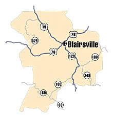 Blairsville, GA – Map | Northeast GA Cities & Towns