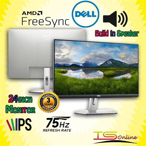 Dell S2421H / S2421HN 24" Inch IPS / 75HZ / 4MS / Amd FreeSync Full HD LED Monitor (1920 X 1080 ...