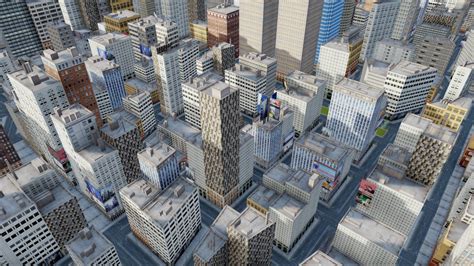 3D City Low Poly 01 - Buy Royalty Free 3D model by Giimann [fd30b2f ...