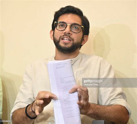 Shiv Sena leader Aaditya Thackeray alongside Leader of Opposition in... News Photo - Getty Images