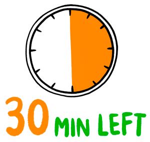 30 Min Left Timer GIF | GIFDB.com