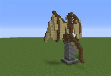 Dragon Statue 1 - GrabCraft - Your number one source for MineCraft buildings, blueprints, tips ...