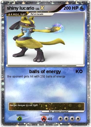 Pokémon shiny lucario 11 11 - balls of energy KO - My Pokemon Card