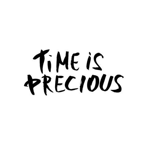 Precious Vector Art PNG, Time Is Precious Vector Quote, Banner, Quote ...