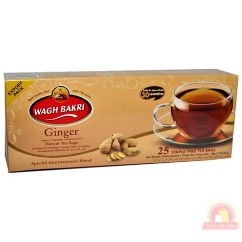 Wagh Bakri Ginger Tea Bags 50 GM – Star Mart