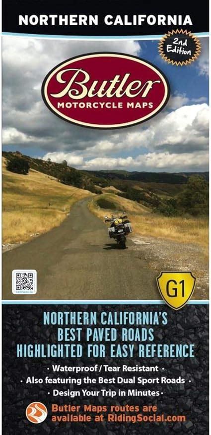 Amazon.com: Butler Maps G1 Regional Maps (Northern California) : Butler Motorcycle Maps: Sports ...