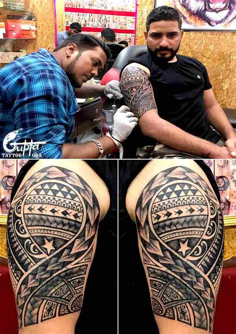 Little Known Facts About Mauri Tribal half sleeve tattoo on shoulder.