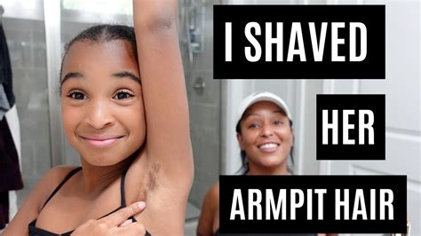 I SHAVED SAMIA'S ARMPIT HAIR + MY TODDLER IS MAD AT ME! - YouTube